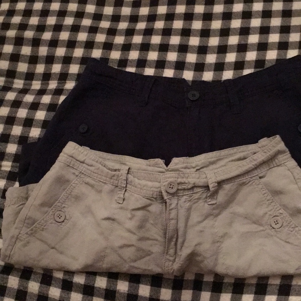COPY - 2 Linen  Calvin Klein shorts